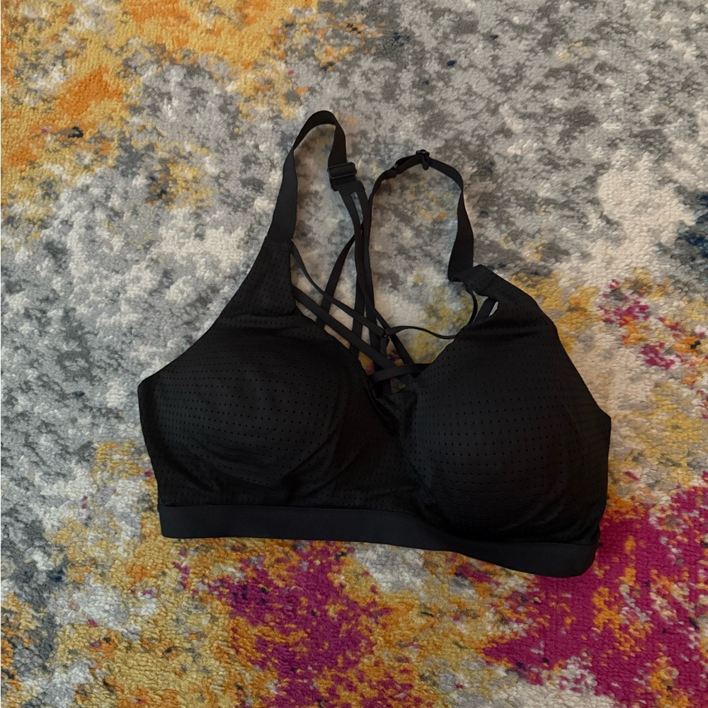 Victoria's Secret Black Racerback Sports Bra
